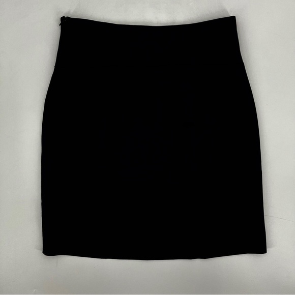 Witchery Black Bow Pleated Wool Blend Skirt Size 12 - Picture 3 of 6